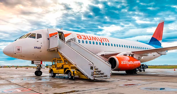 Новые рейсы Азимута: из Пскова в Калининград и Минводы за 1800₽ туда-обратно